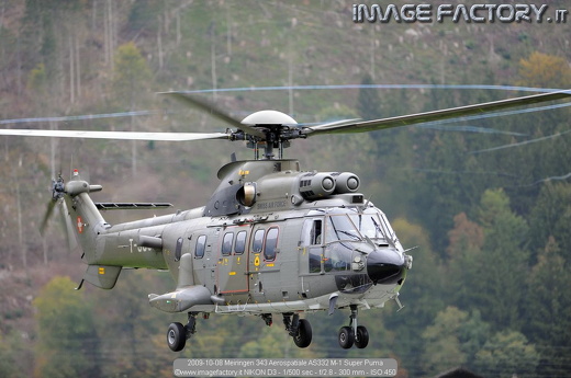 2009-10-08 Meiringen 343 Aerospatiale AS332 M-1 Super Puma